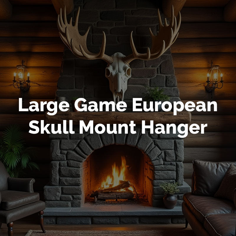 Large Game European Skull Mount Hanger